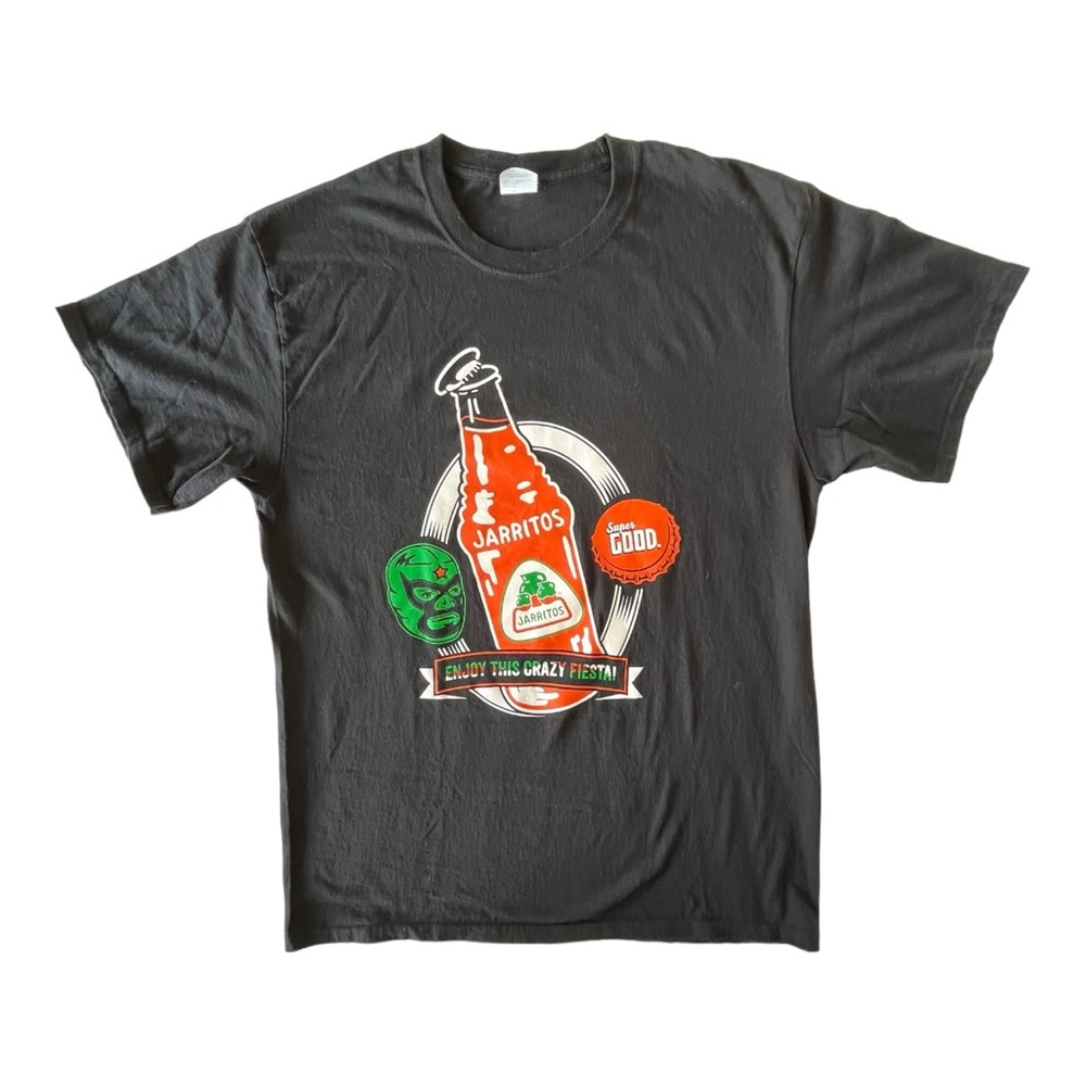 Jarritos Mexican Soda Shirt, Lucha libre Wrestler, Large